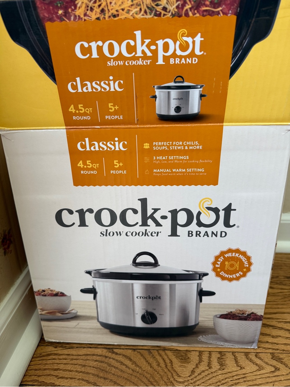 Crock-Pot Classic 4.5QT Slow Cooker - Stainless Steel
